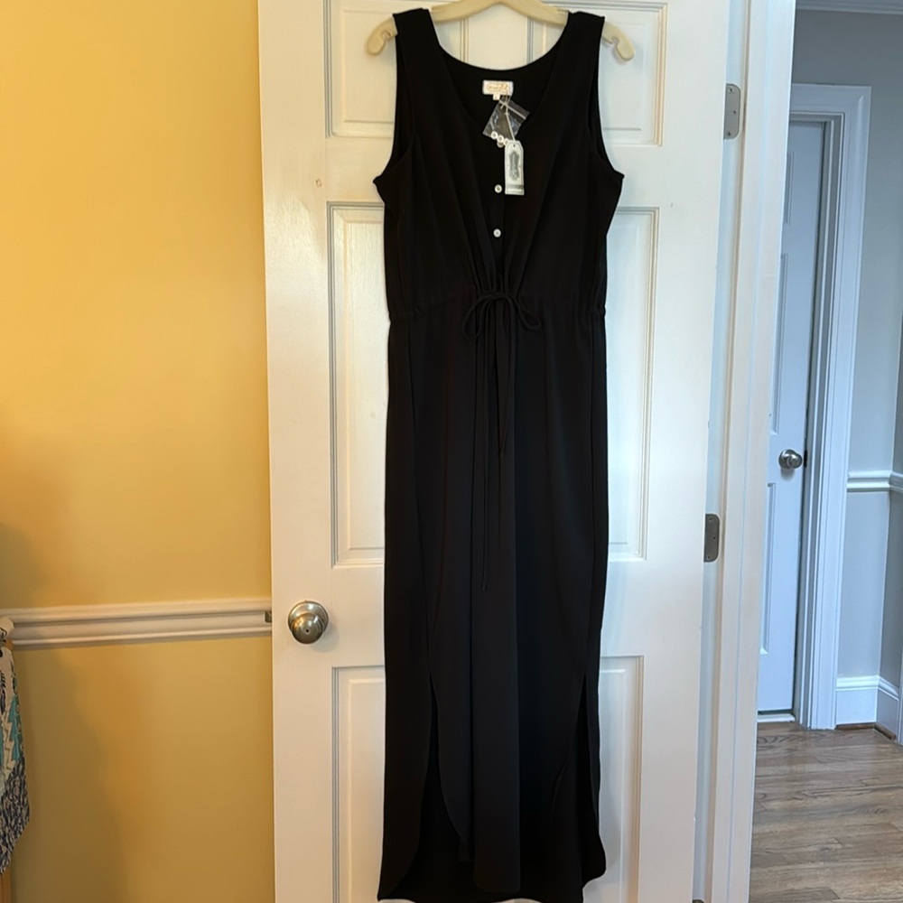 Maxi dress  with drawstring waist